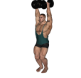 Shoulder Press - Standing Dumbbell Inwards Narrow